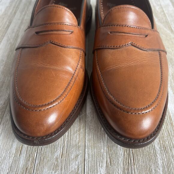 Allen Edmonds Westchester 9 E Dress Shoes Walnut USA Leather Brown